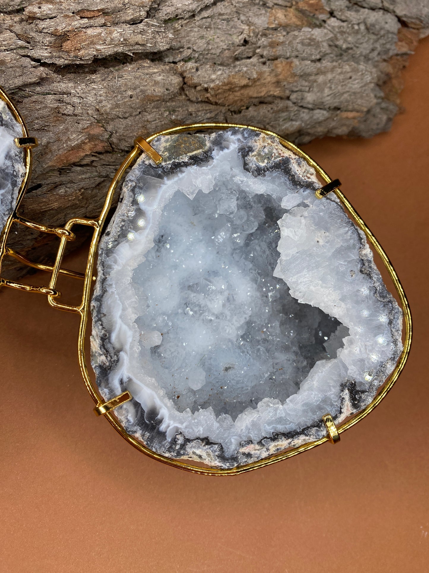 Agate Geode Ring Box