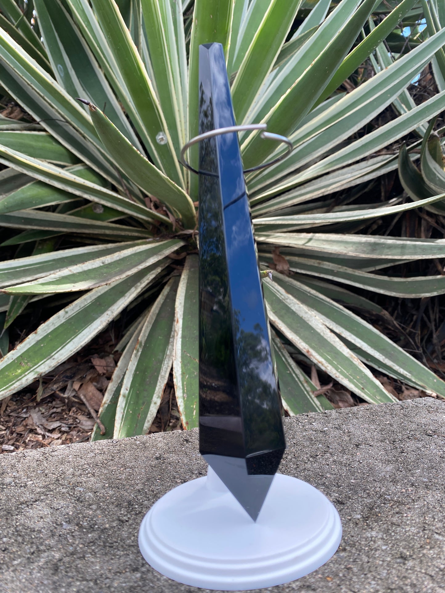 Black Obsidian Bouquet Stem