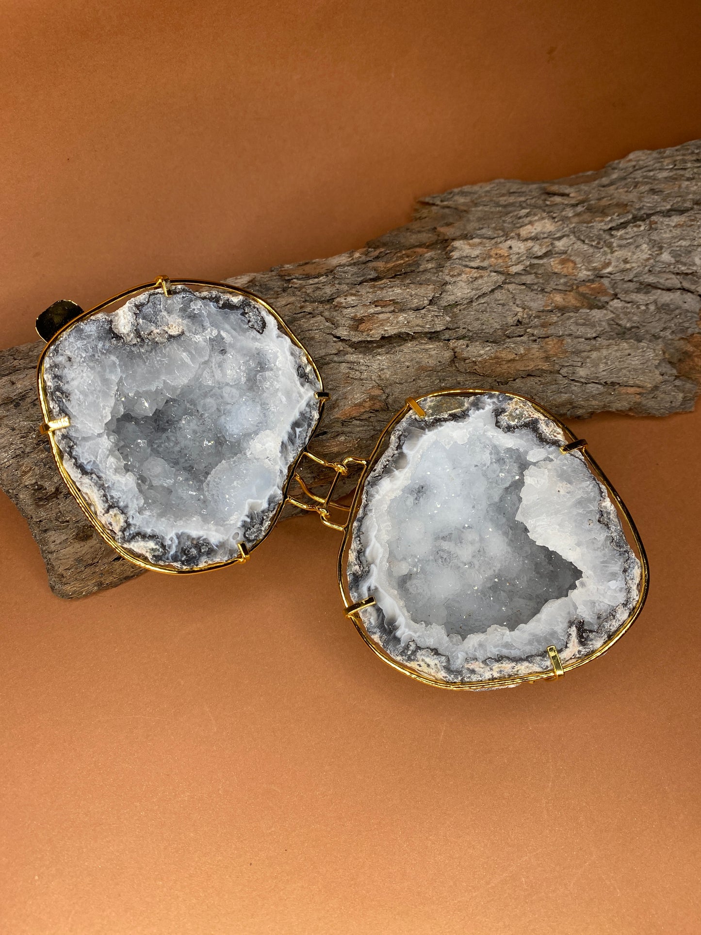 Agate Geode Ring Box