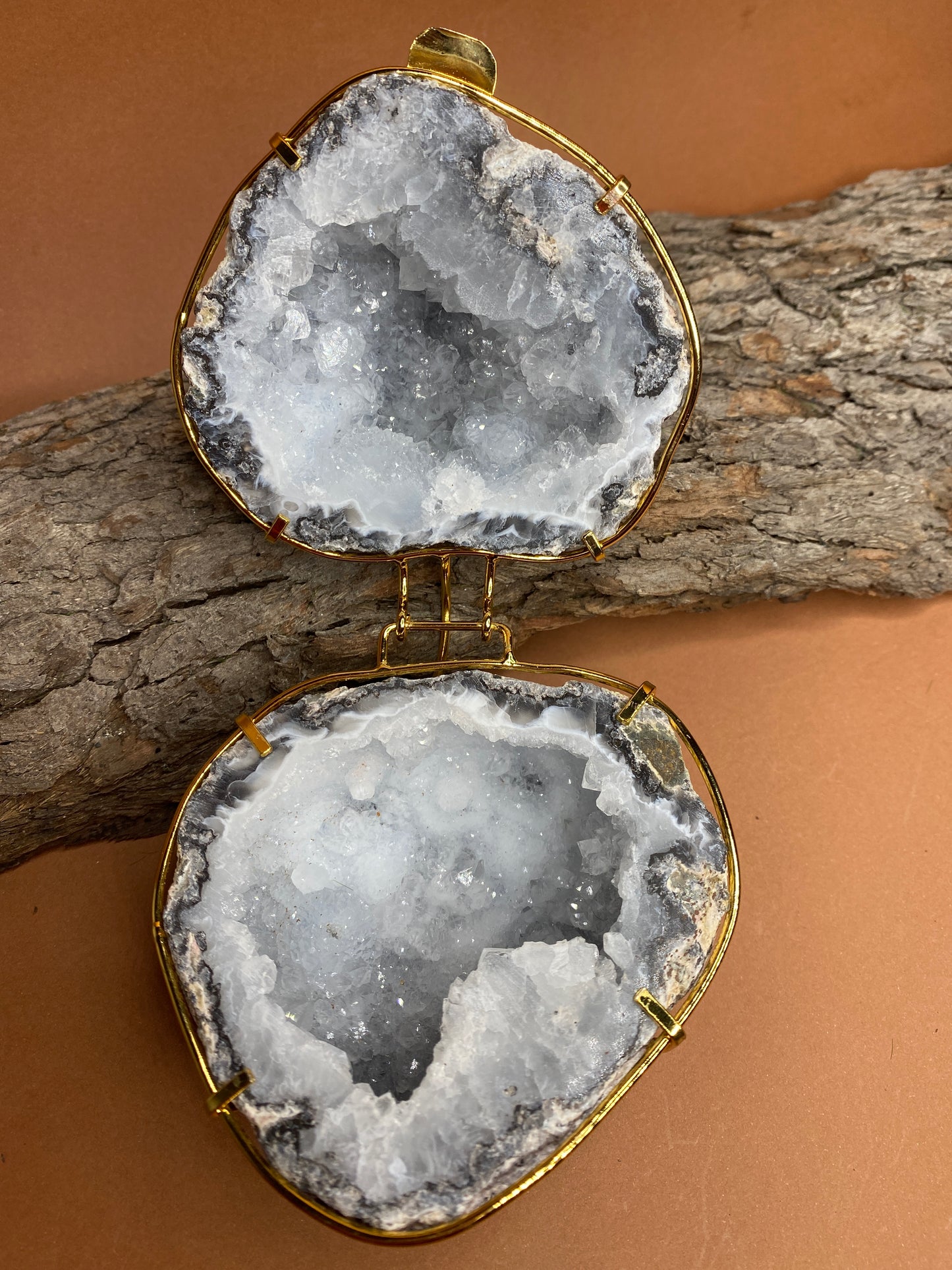 Agate Geode Ring Box