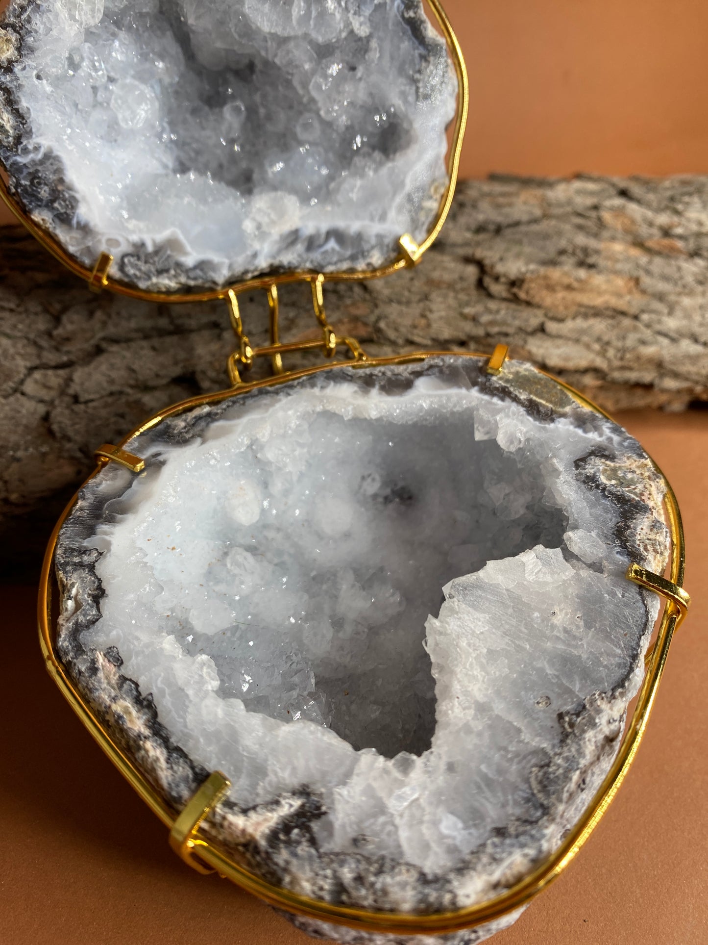 Agate Geode Ring Box