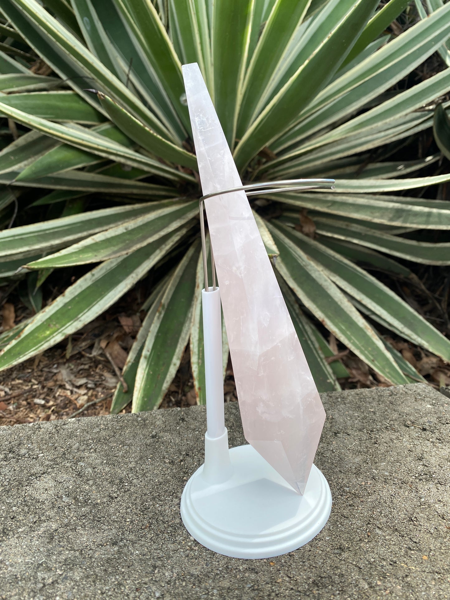 Rose Quartz Bouquet Stem