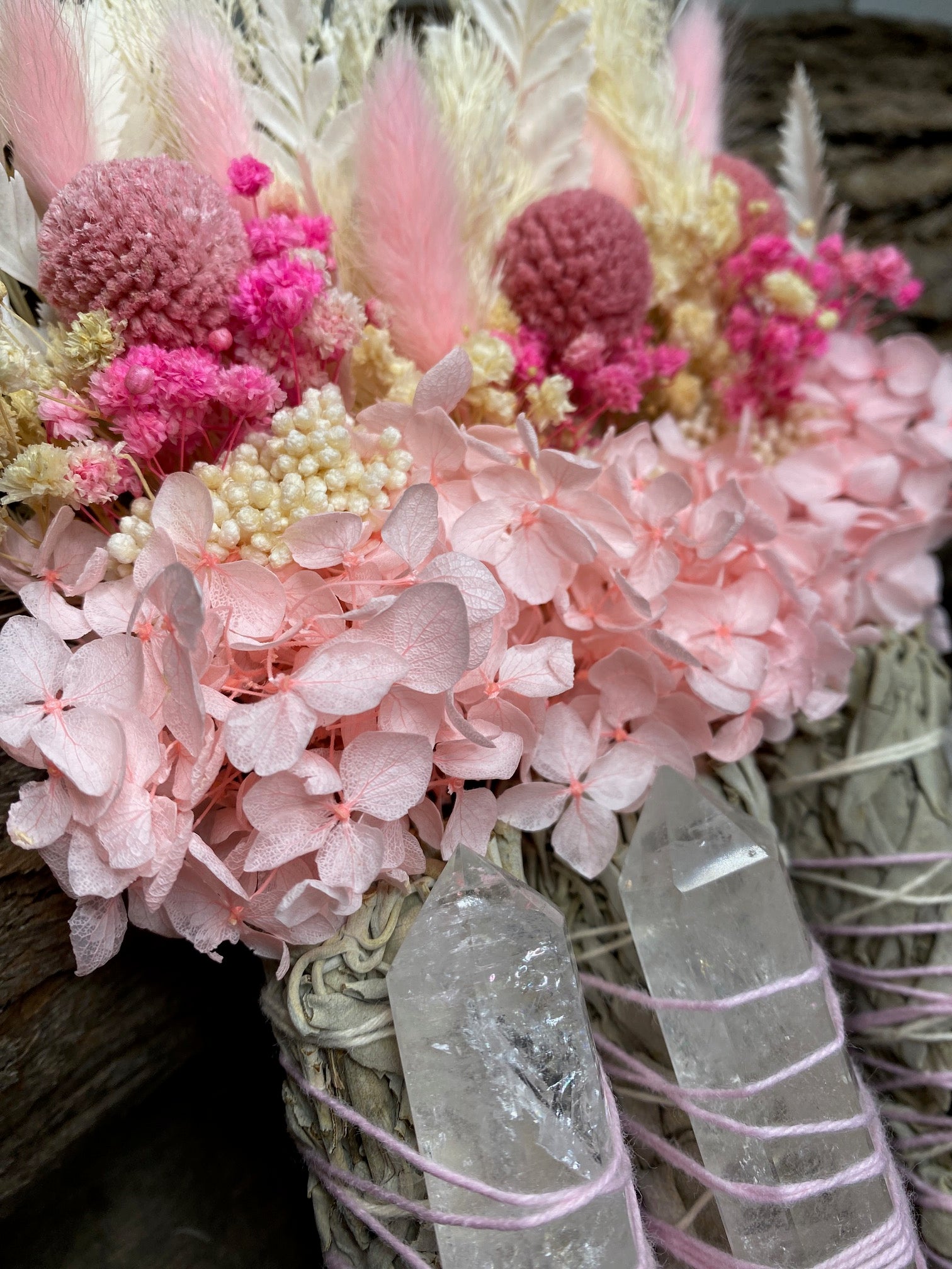 Crystal Flower Wands