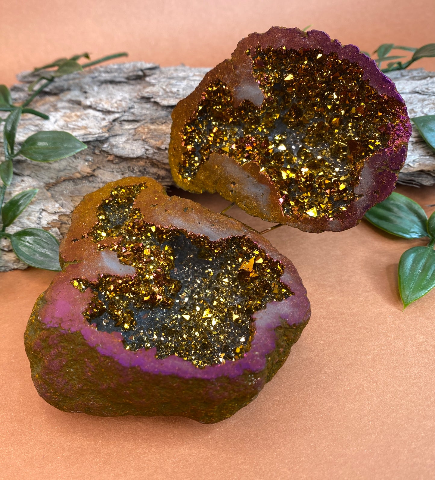 Purple Geode Ring Box