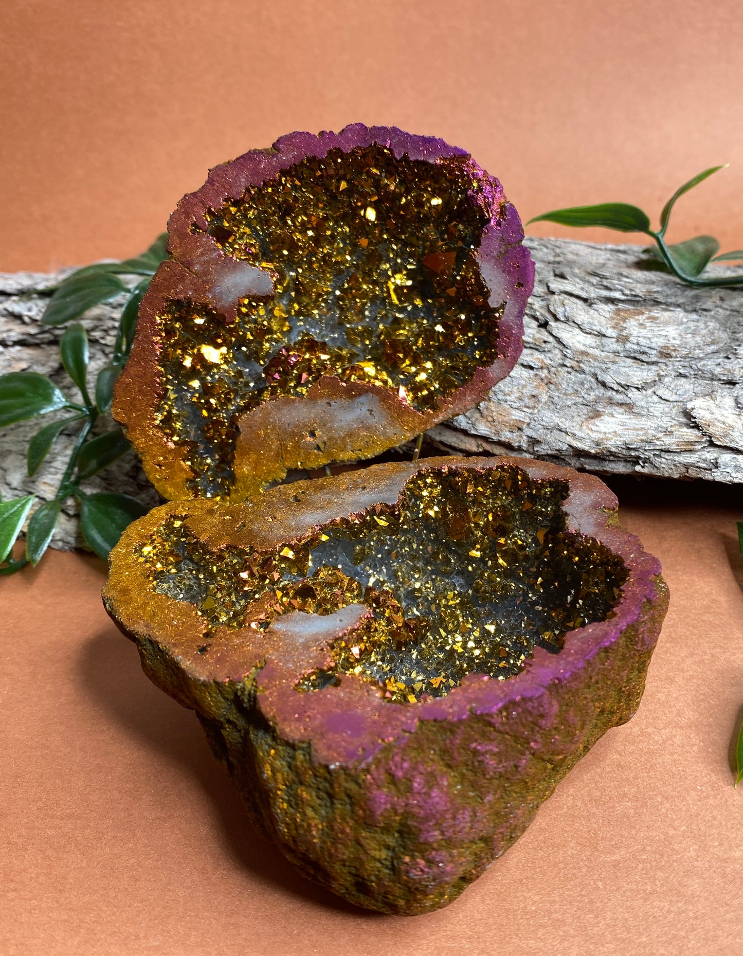 Purple Geode Ring Box