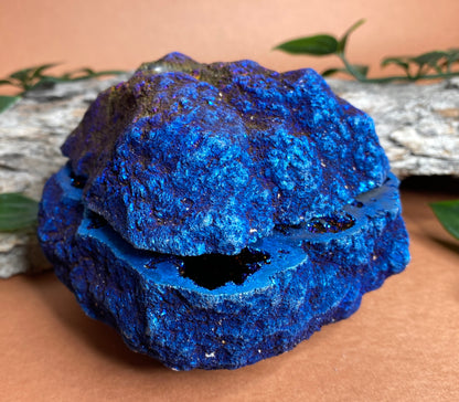 Blue XL Geode Ring Box