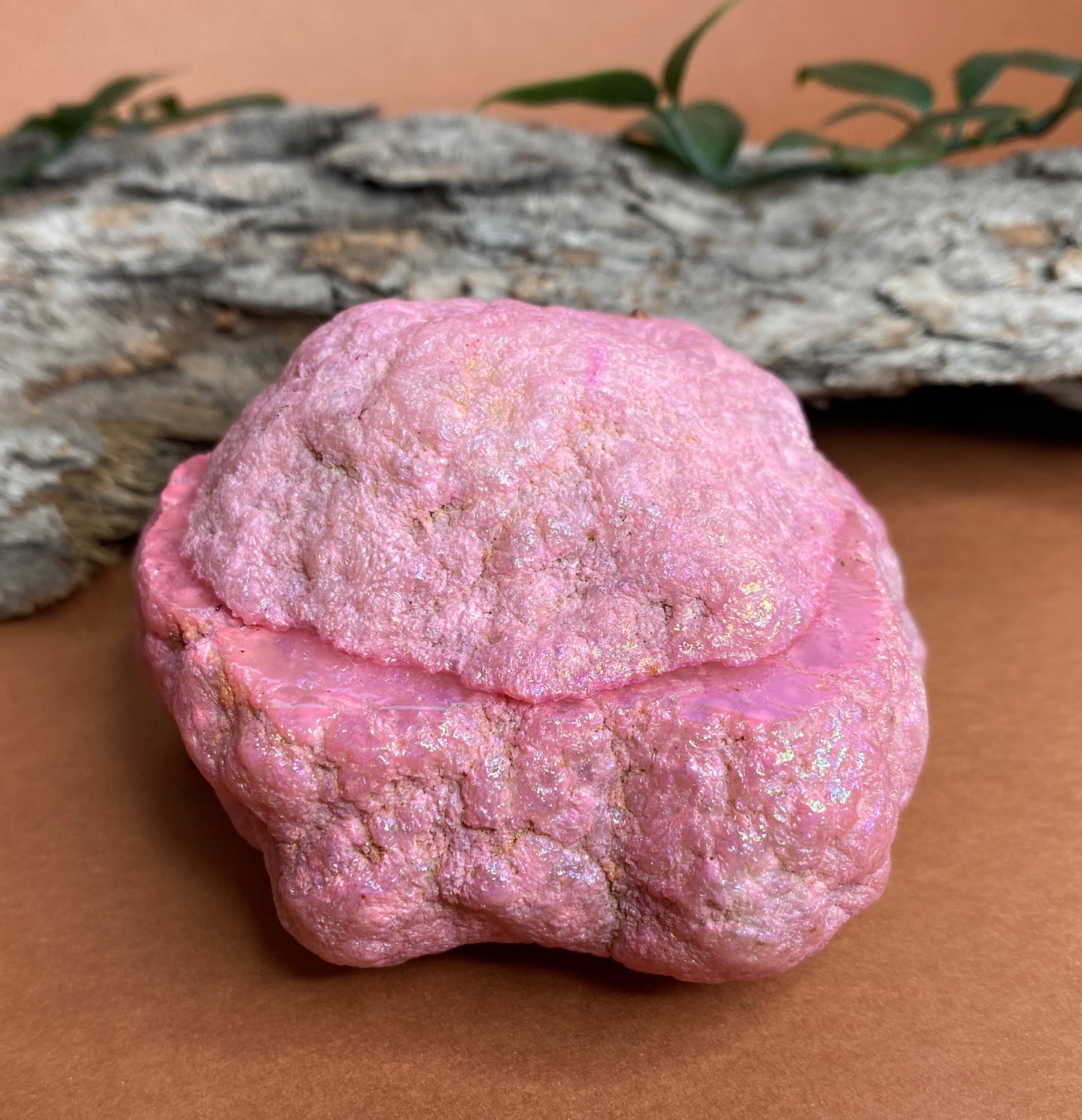 Pink Geode Ring Box