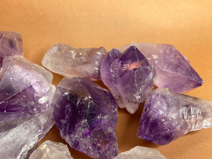 Polished Natural Amethyst Point