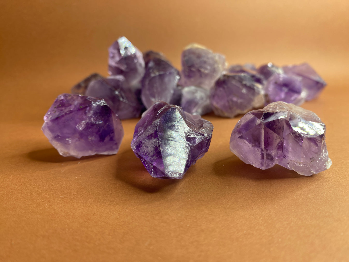 Polished Natural Amethyst Point