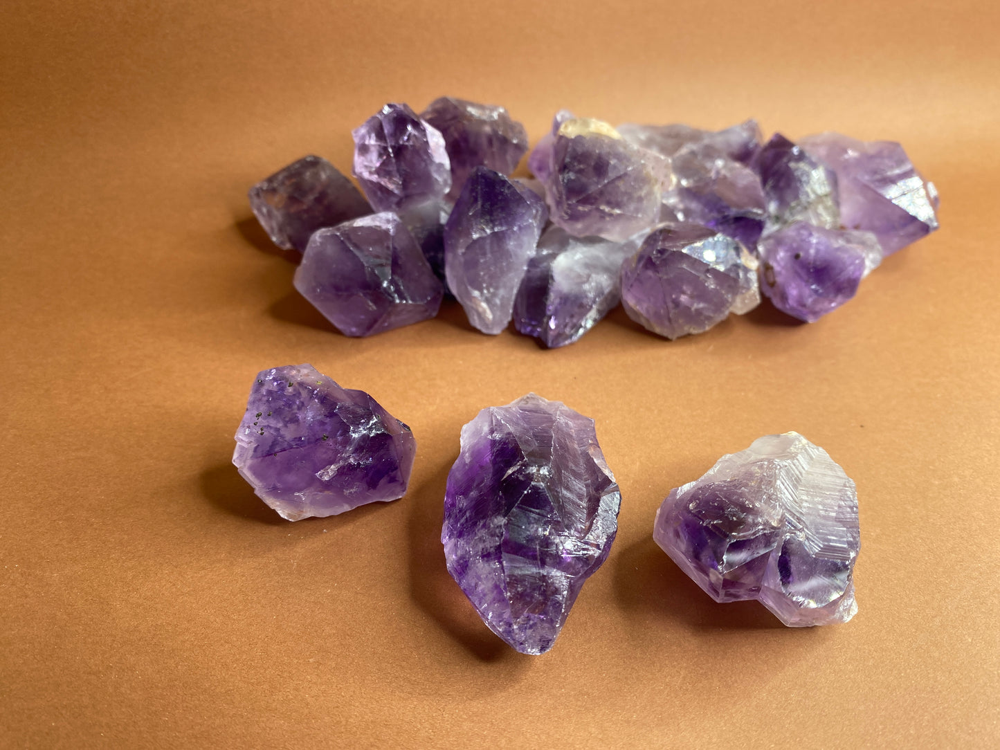 Polished Natural Amethyst Point