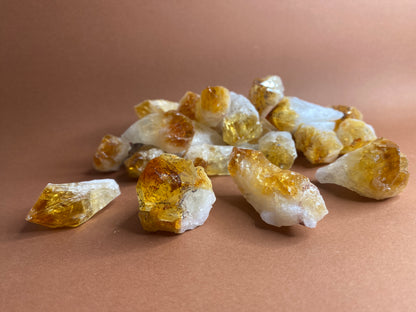 Polished Natural Citrine Points