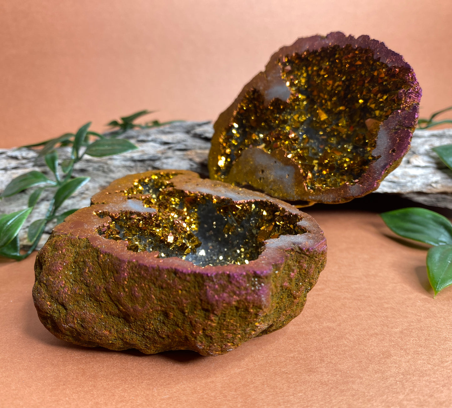 Purple Geode Ring Box