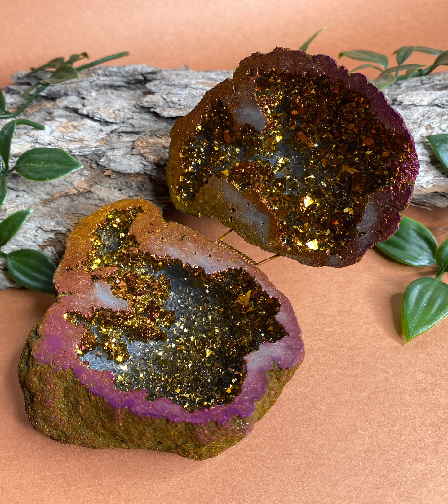 Purple Geode Ring Box