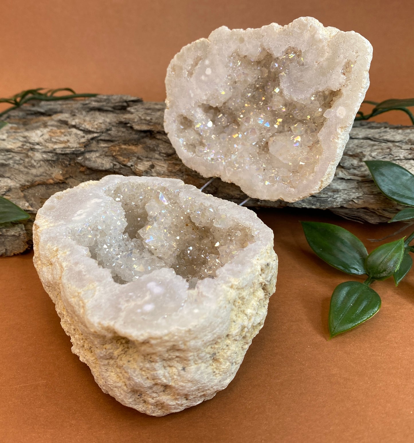 Natural XL Geode Ring Box