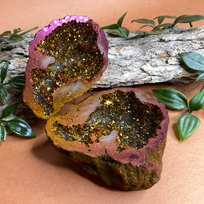 Purple Geode Ring Box